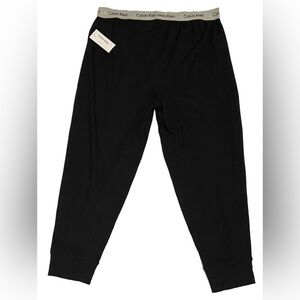 Calvin Klein Men's Cotton Blend Waffle Weave Jogger Pants X-Large (40-42) Black